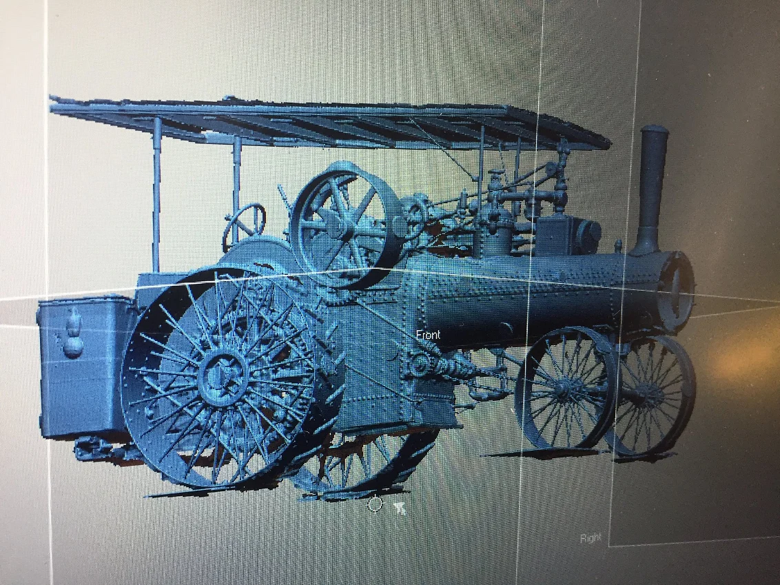 Case steam tractor