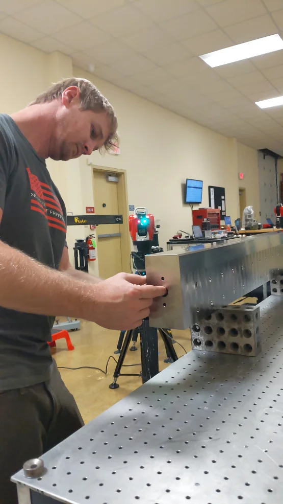Field-ready metrology crew on site
