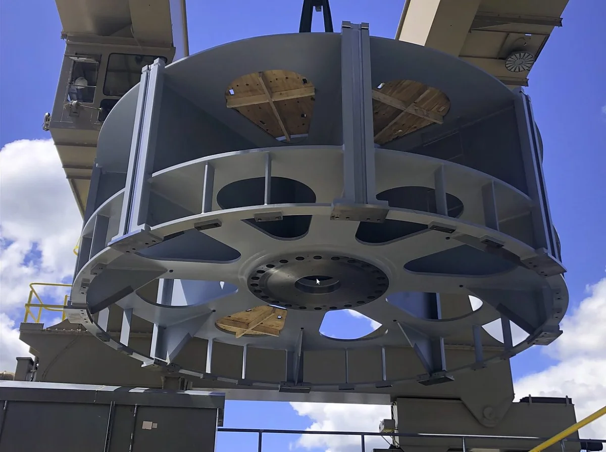 Hydro generator alignment during the Denison Dam rebuild